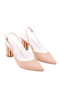 Sapato Slingback Nude