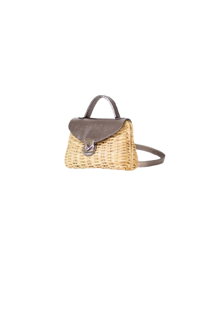 Bolsa Flap Prata Velho