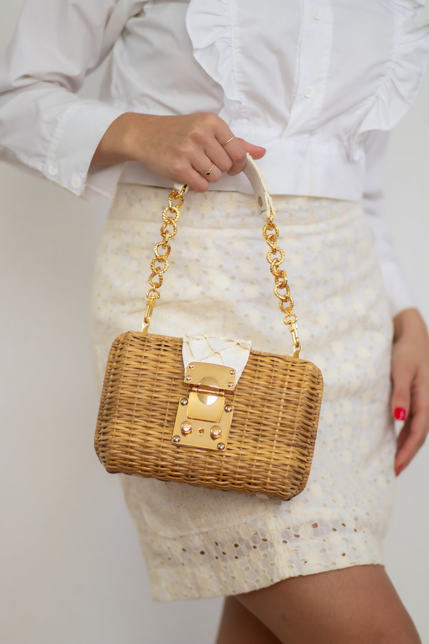 Katia Bag Pirarucu Albino