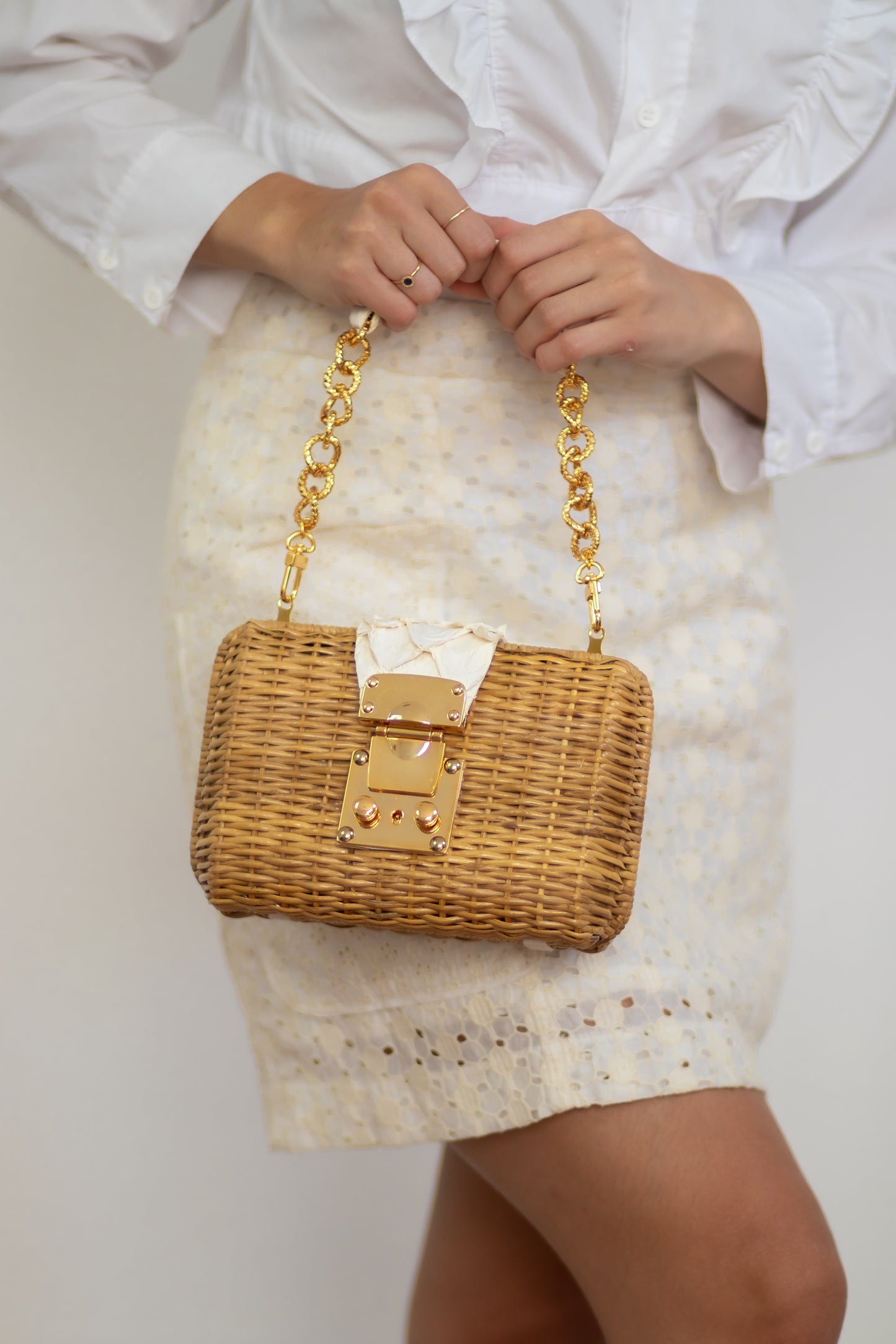 Katia Bag Pirarucu Albino