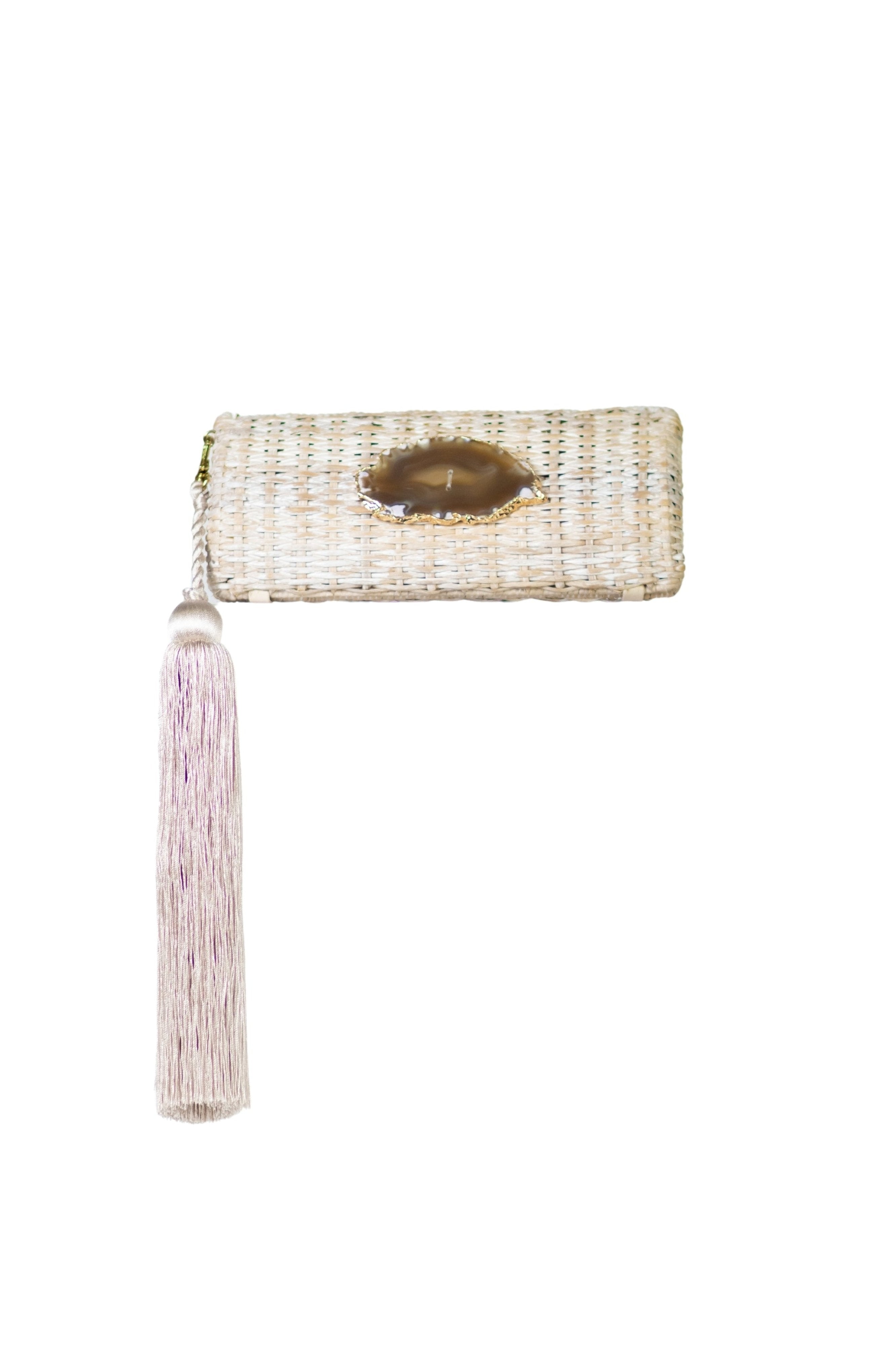 Clutch Ágata Bag Provence & Natural