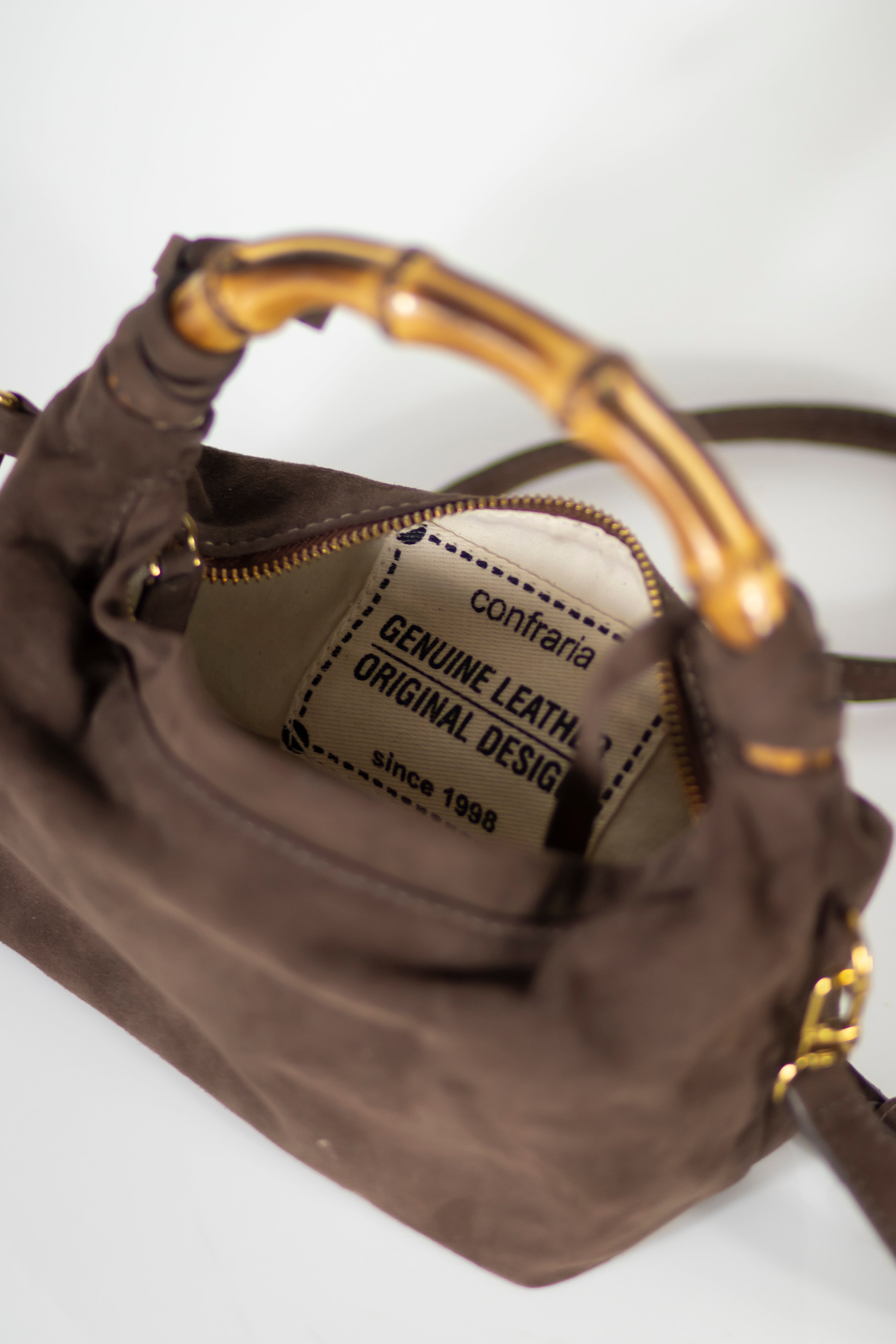 Camile Bag Camurça Chocolate
