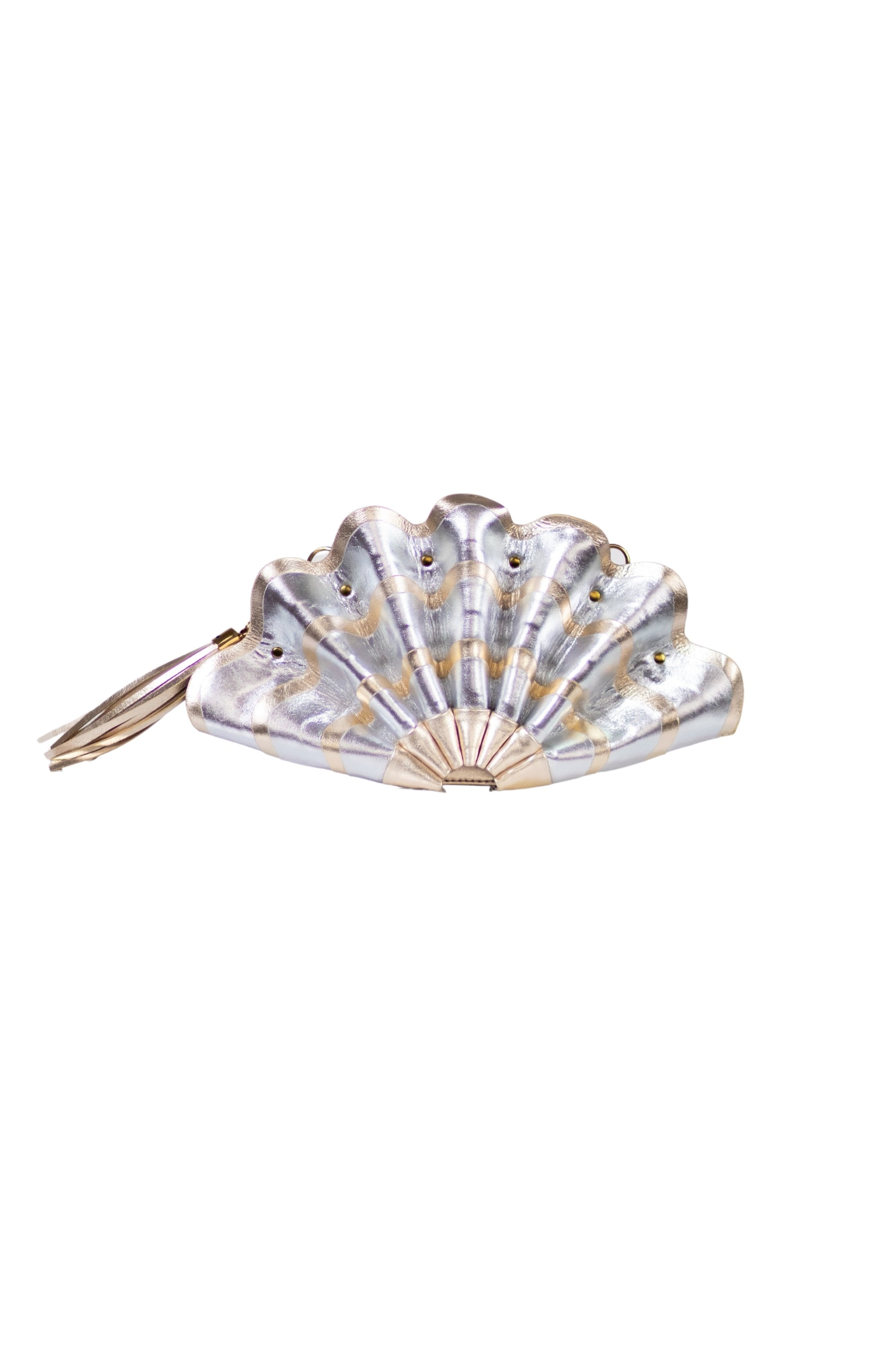 Bolsa Coquille Prata & Ouro