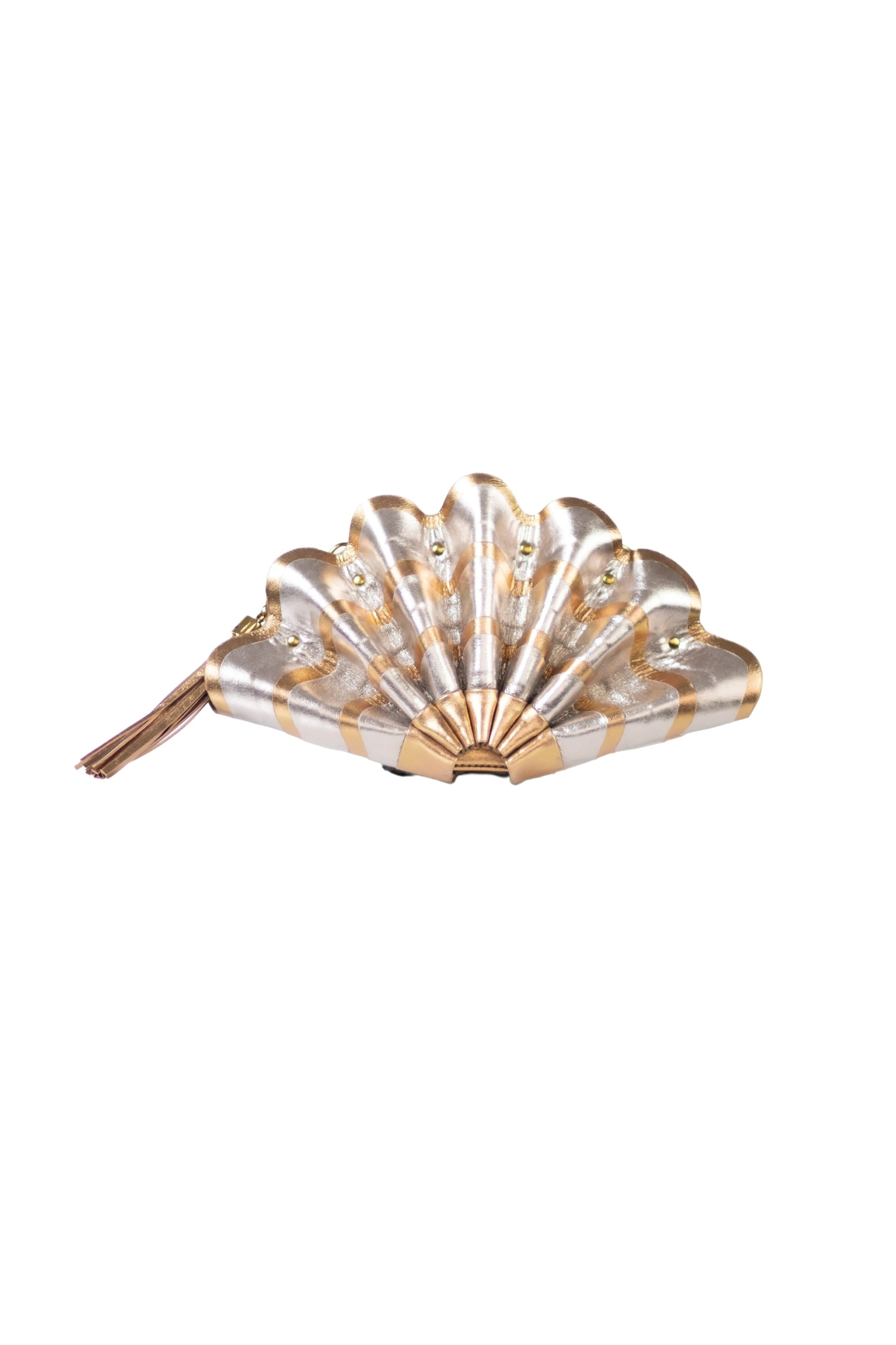 Bolsa Coquille Prata Velho & Ouro
