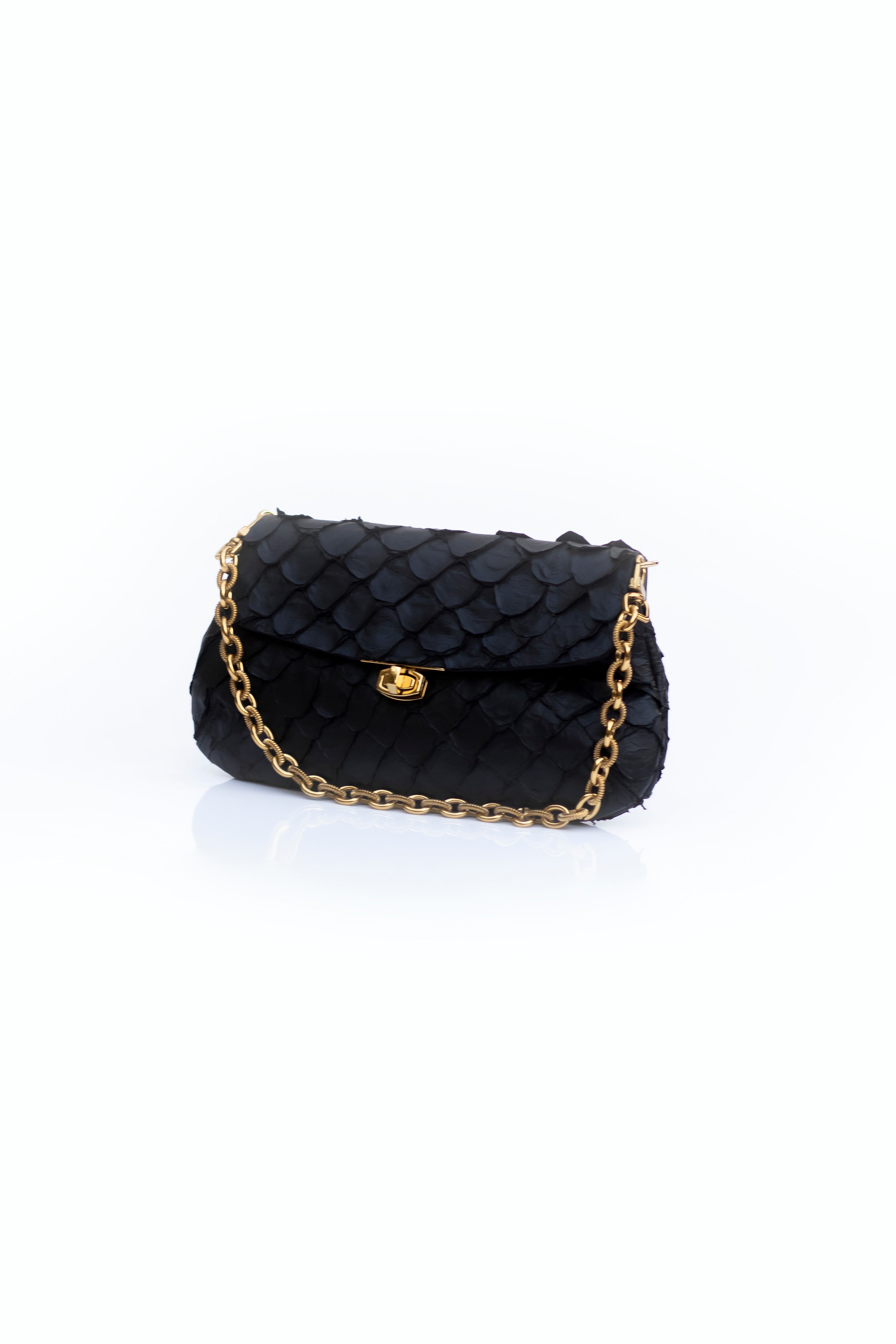 Bolsa Albino Pirarucu Preto