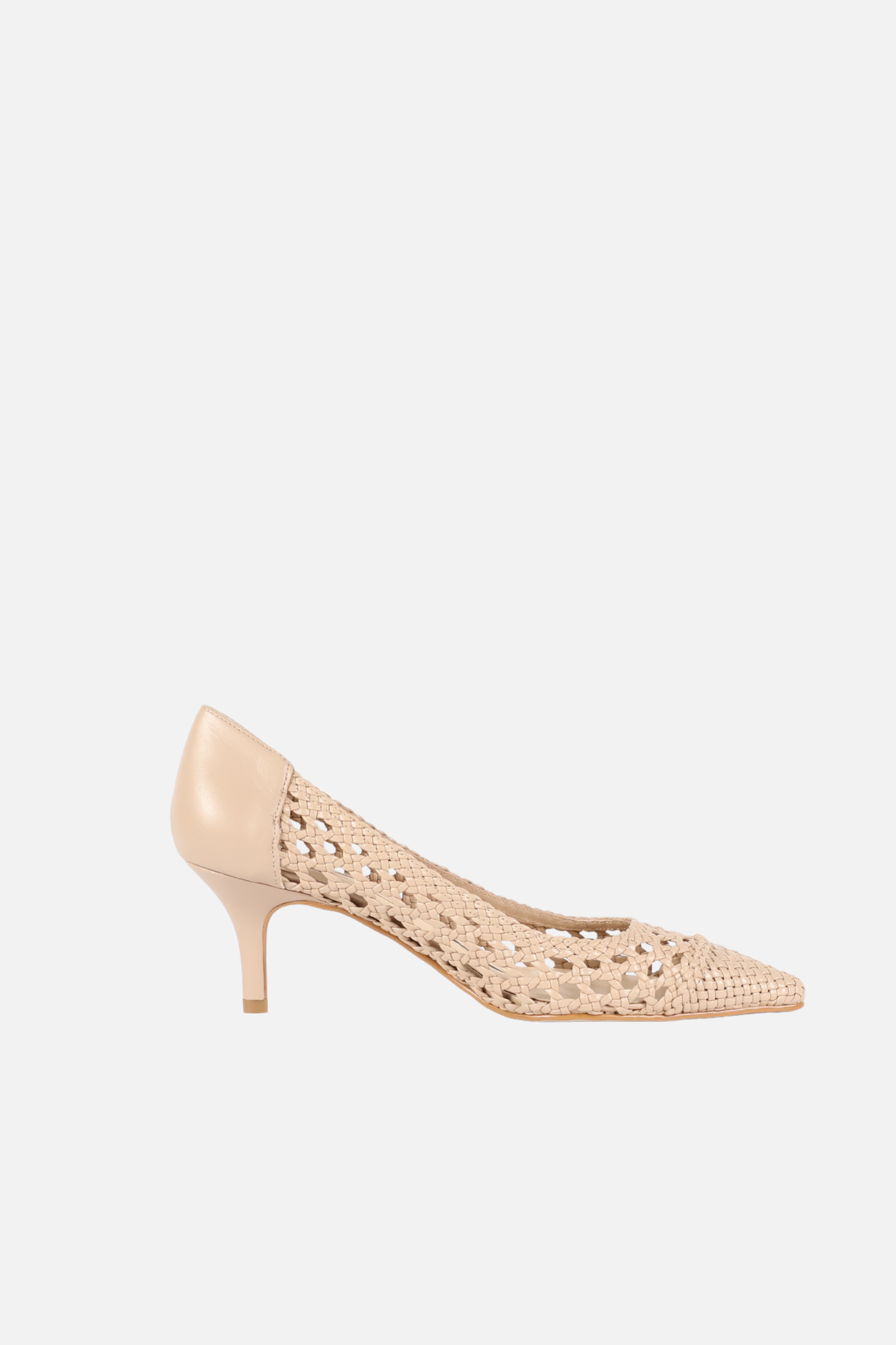 Scarpin Tresse Nude