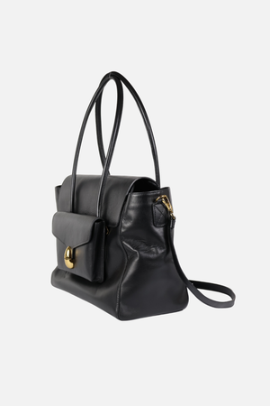 Bolsa Cubel Couro Preto