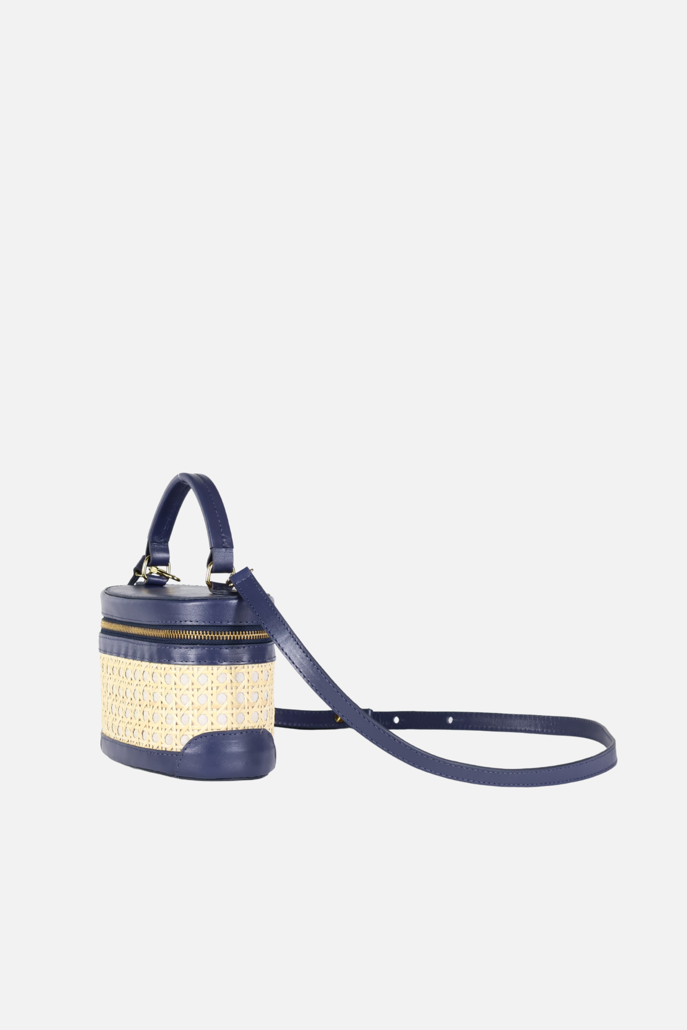 Bolsa Isabele Couro Marinho