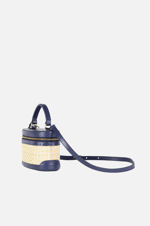 Bolsa Isabele Couro Marinho