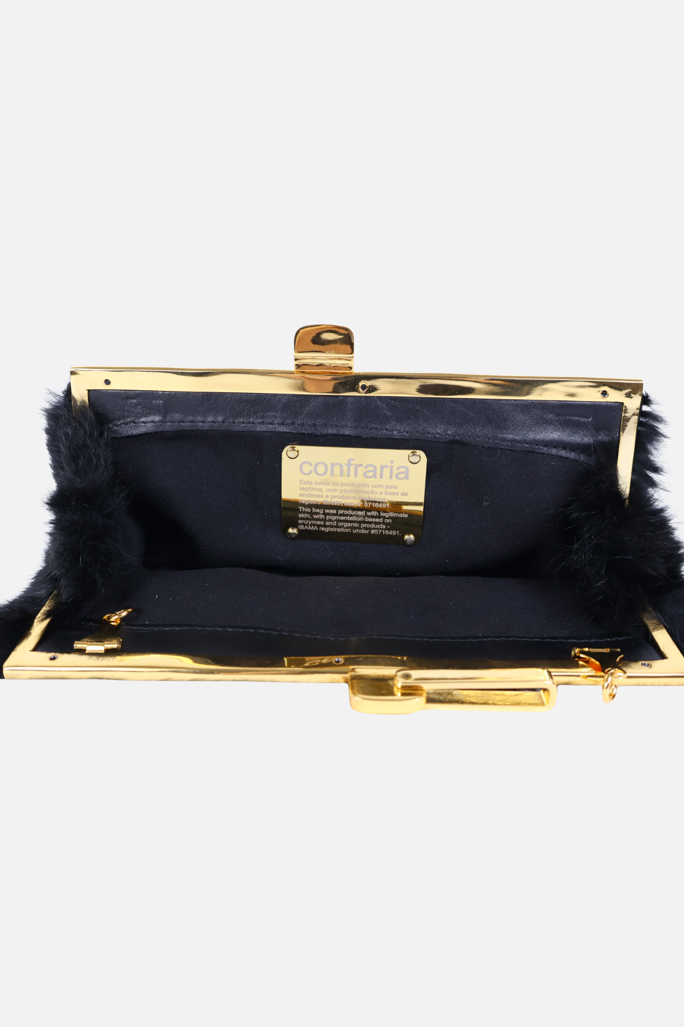Clutch Nuit Pêlo Preto