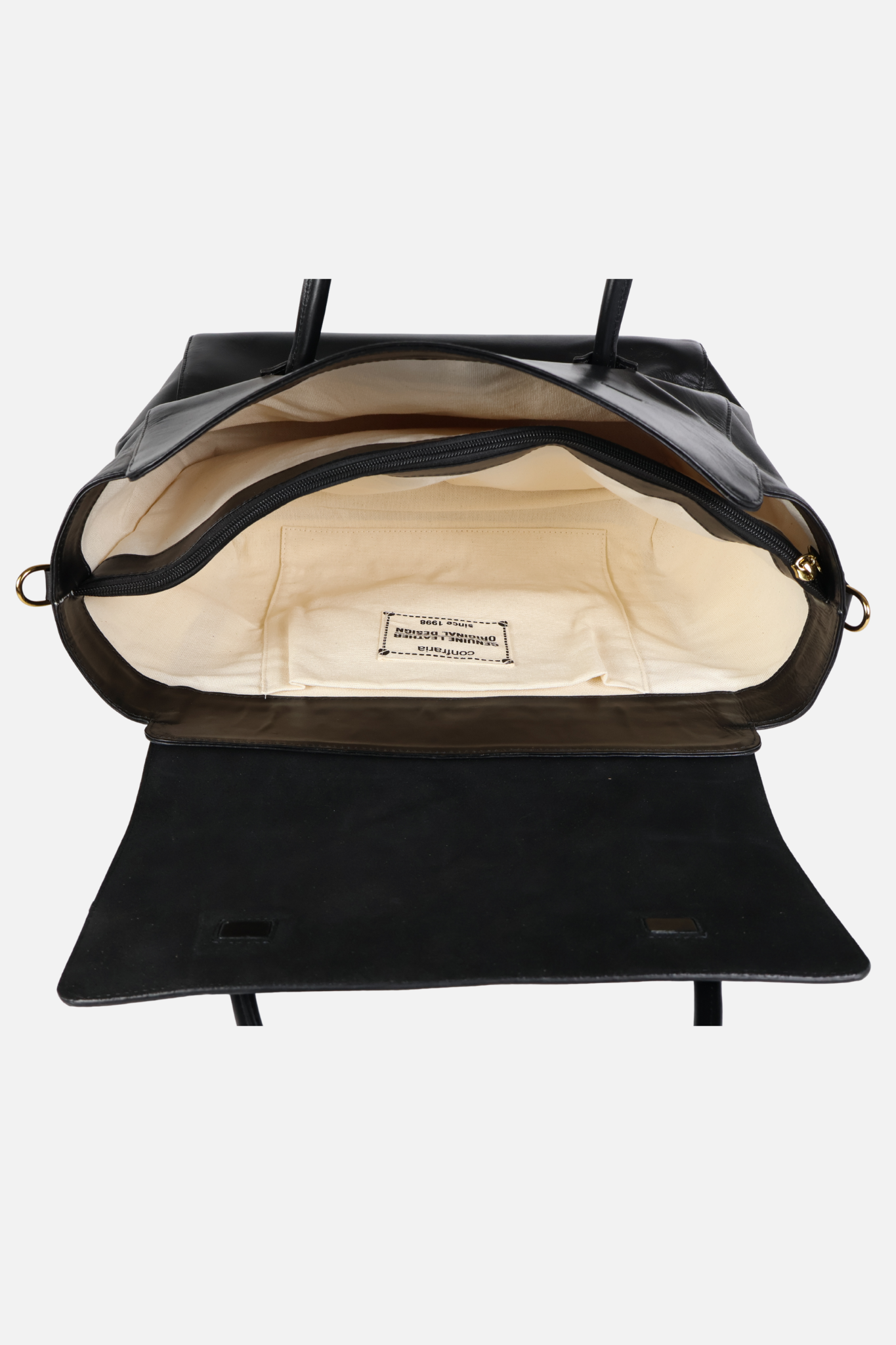 Bolsa Cubel Couro Preto
