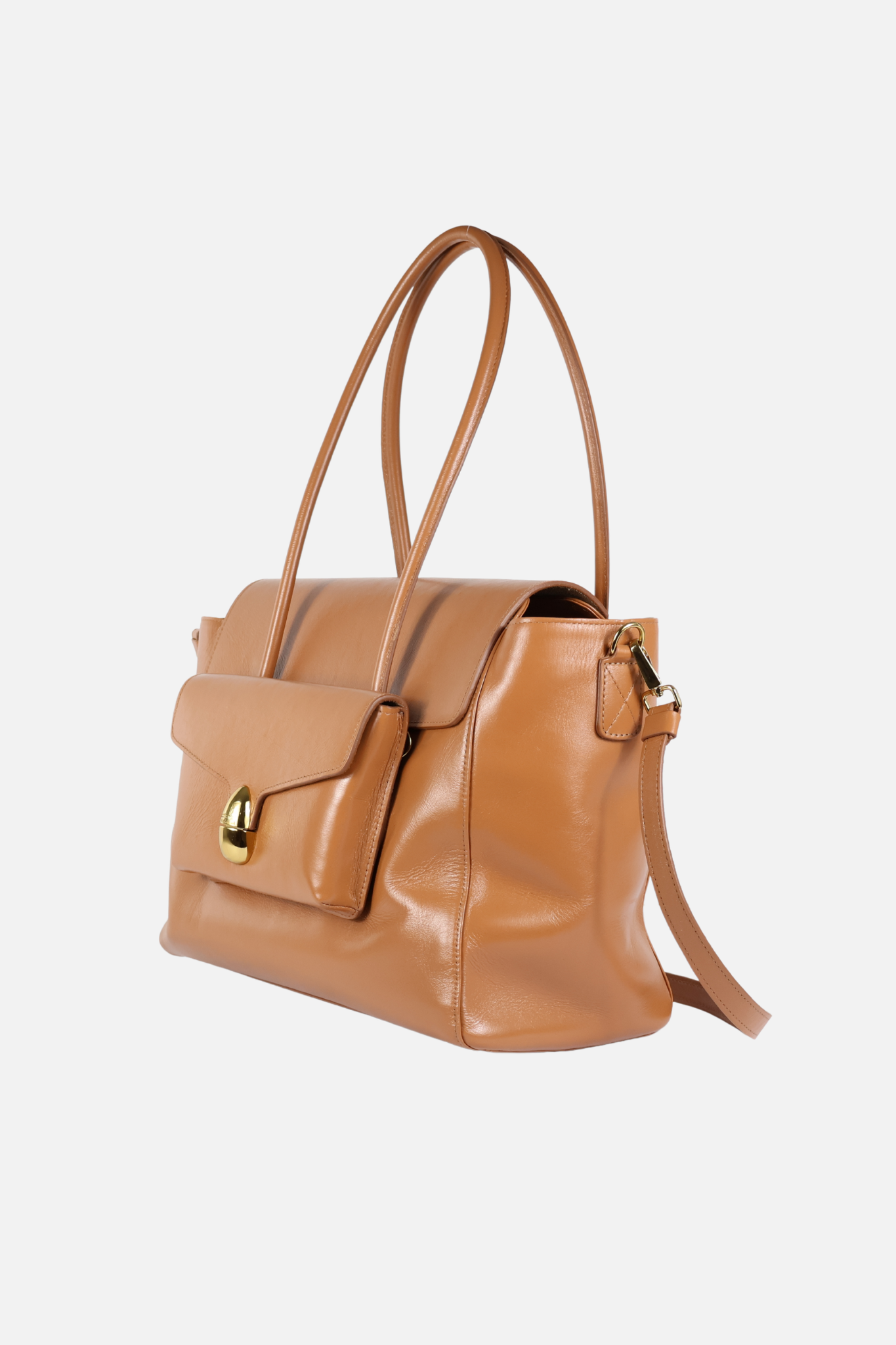 Bolsa Cubel Couro Camel