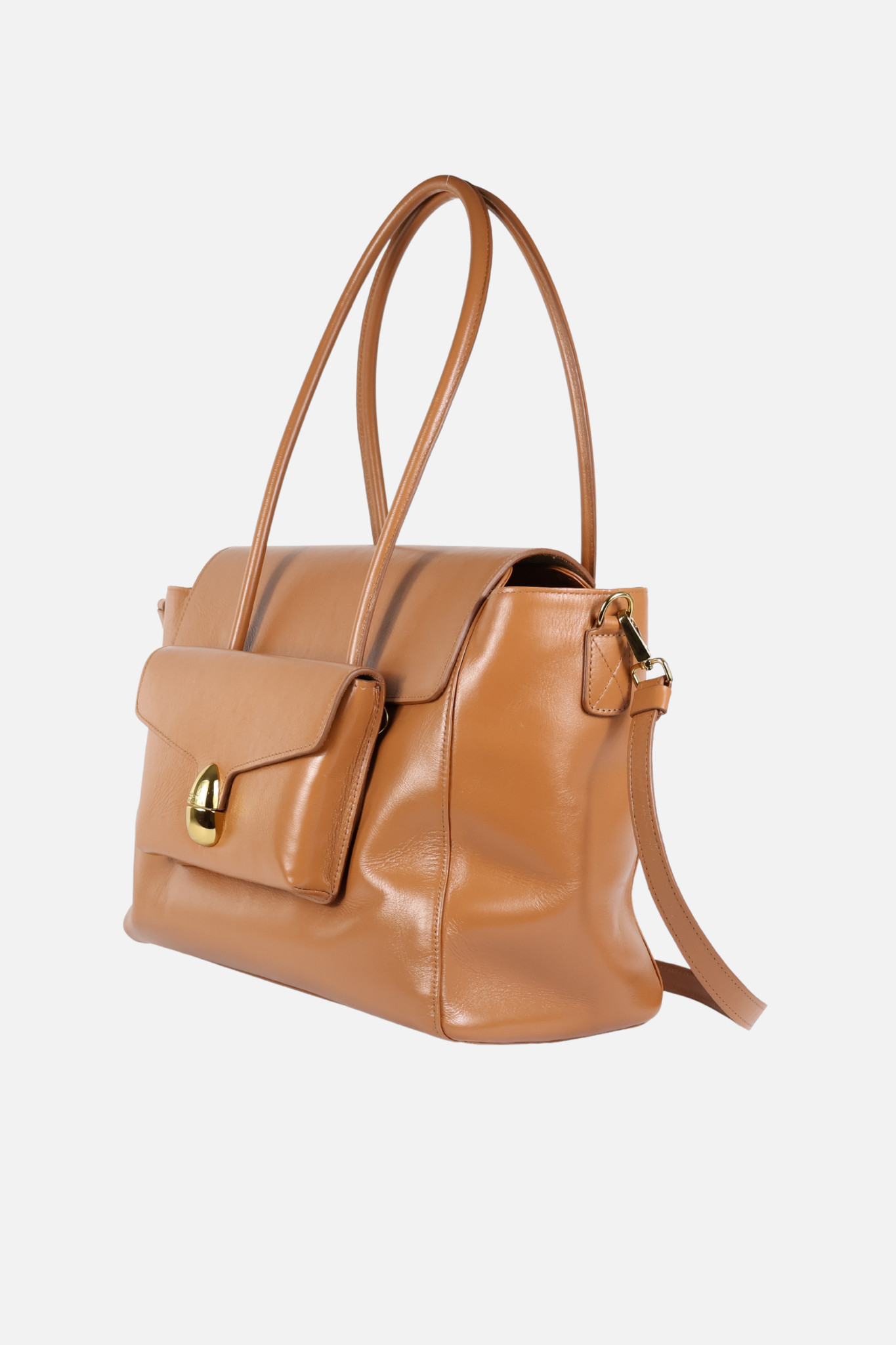Bolsa Cubel Couro Camel