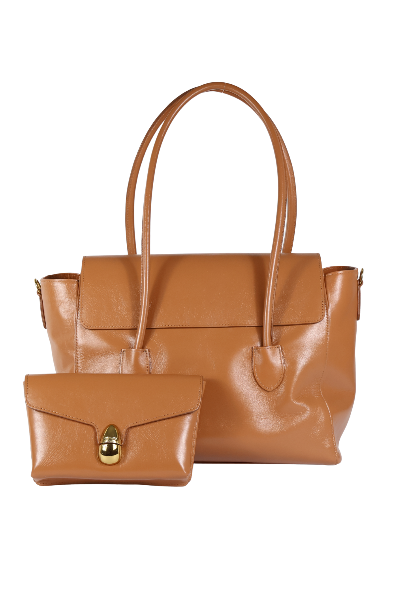 Bolsa Cubel Couro Camel