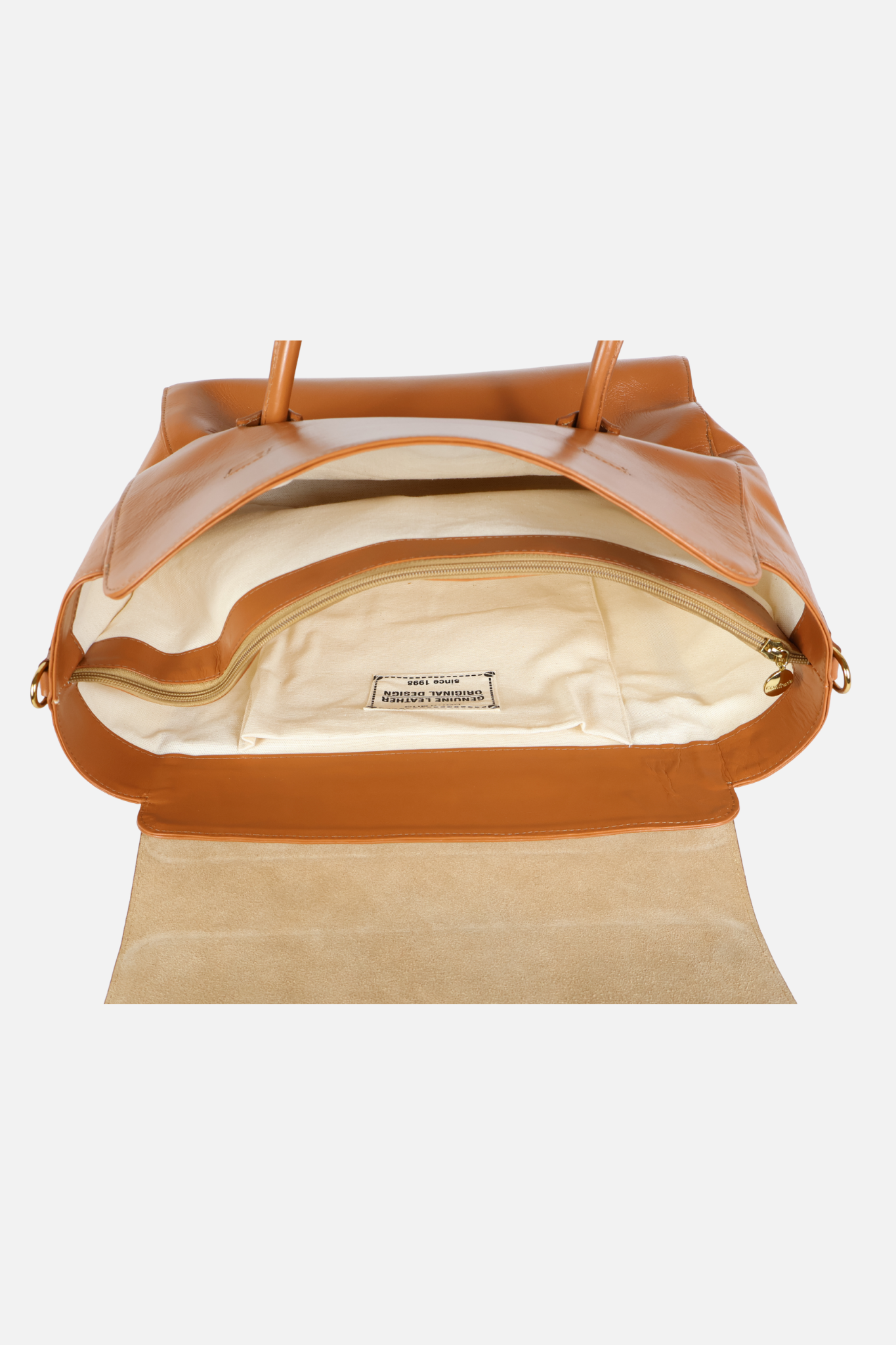 Bolsa Cubel Couro Camel