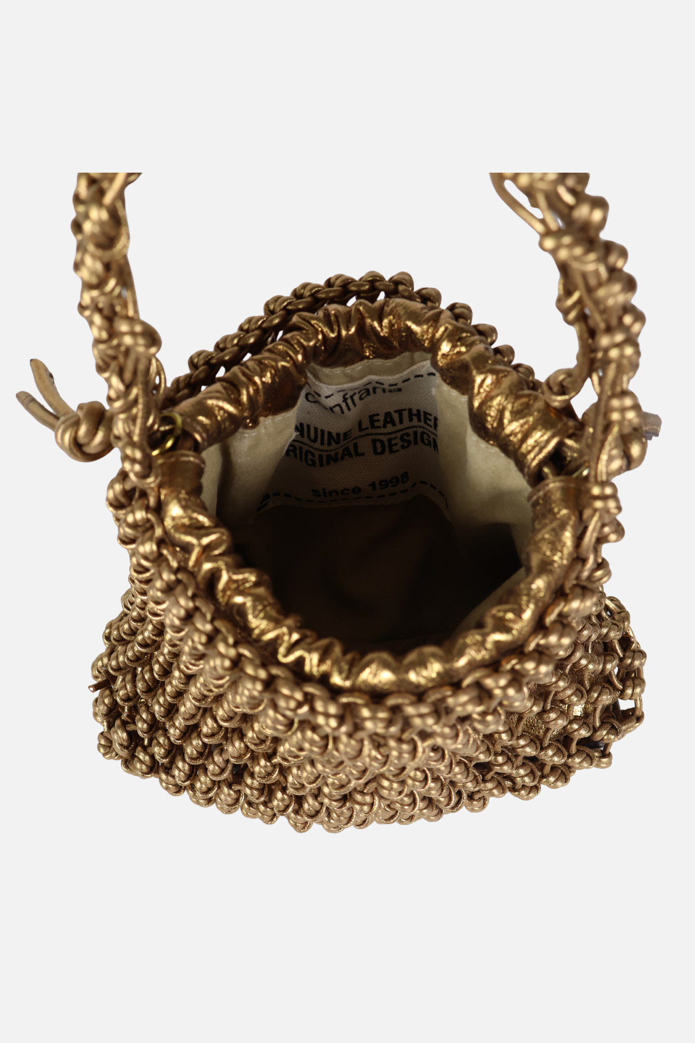 Bolsa Siena Couro Bronze