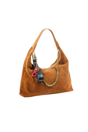 Hobo Bag Camurça Camel