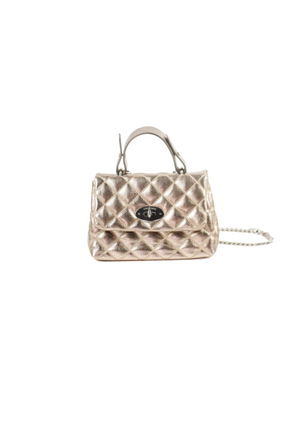 Bolsa Baby Ana Julia Prata Velho