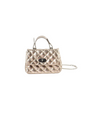Bolsa Baby Ana Julia Prata Velho