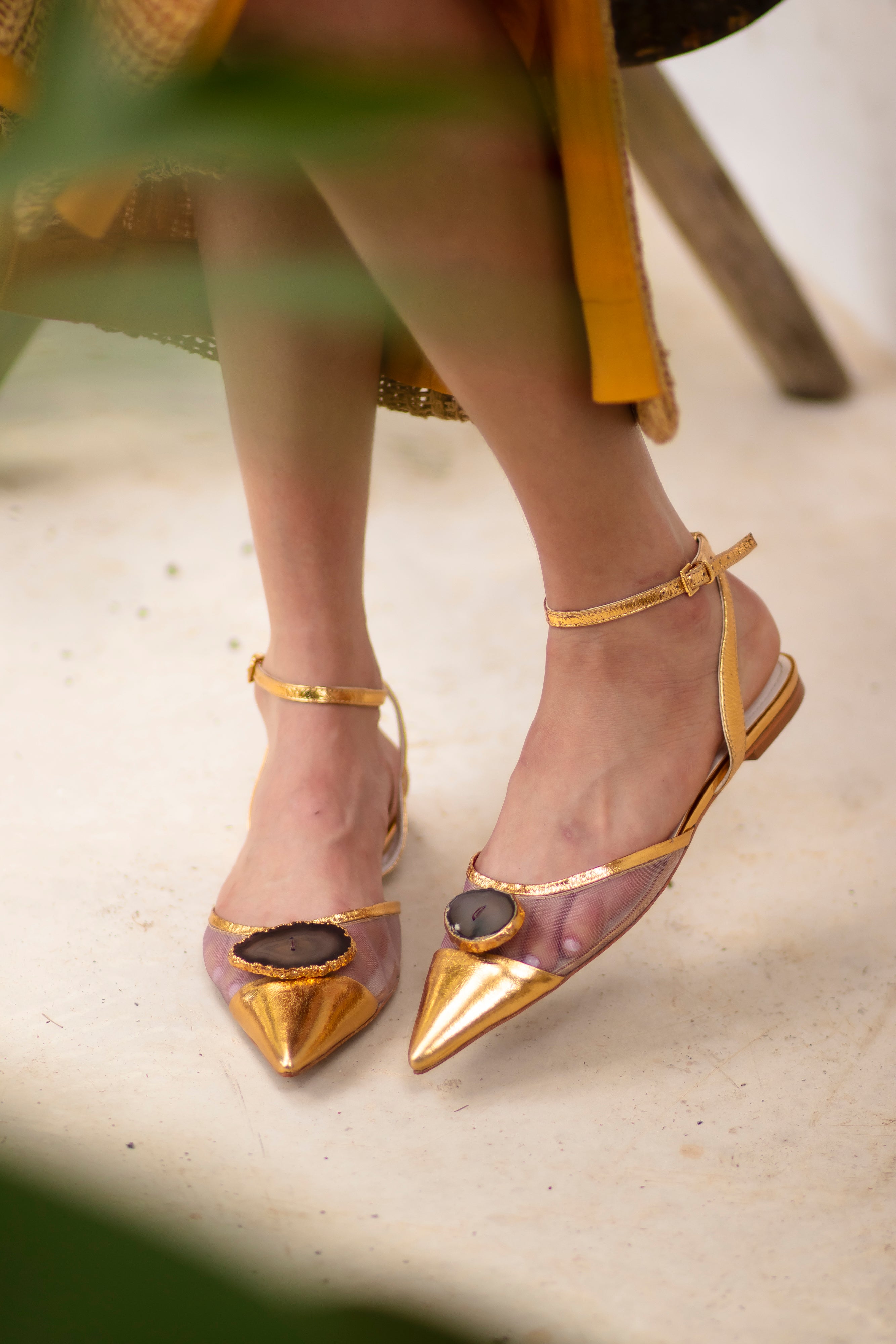 Sapatilha Renée Ouro