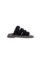 Papete Fluffy Veludo Preto