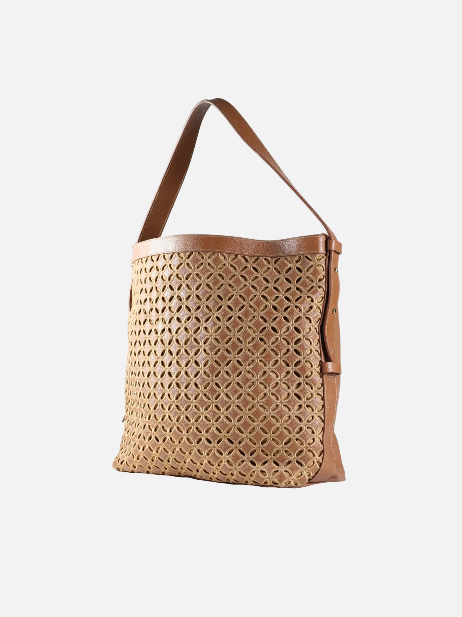 Bolsa Broderie Camel