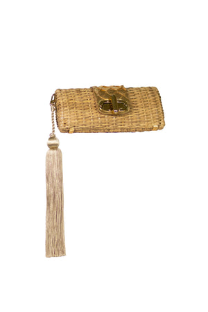 Clutch Alexandra Pirarucu Ouro