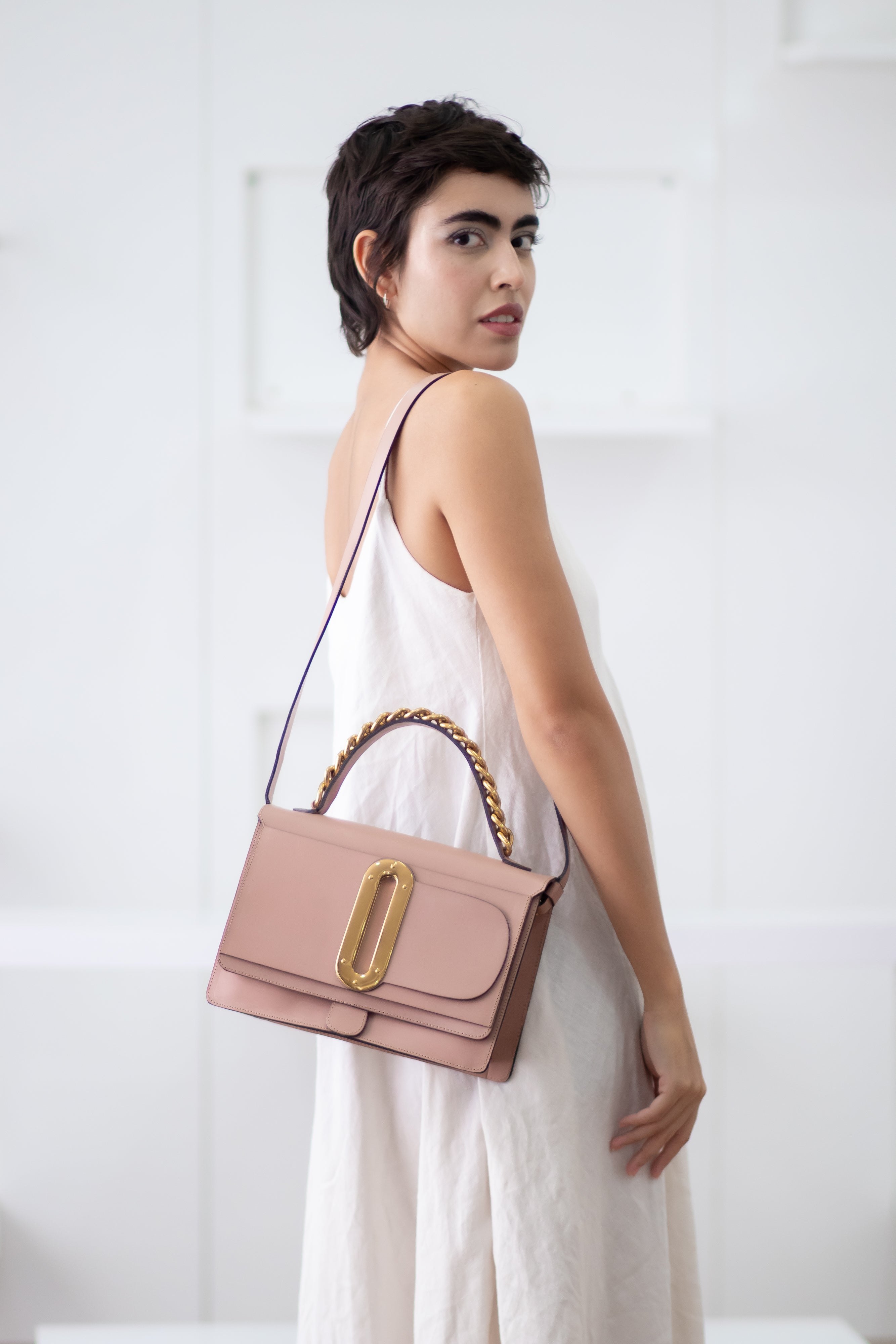 Bolsa Rebecca Off White