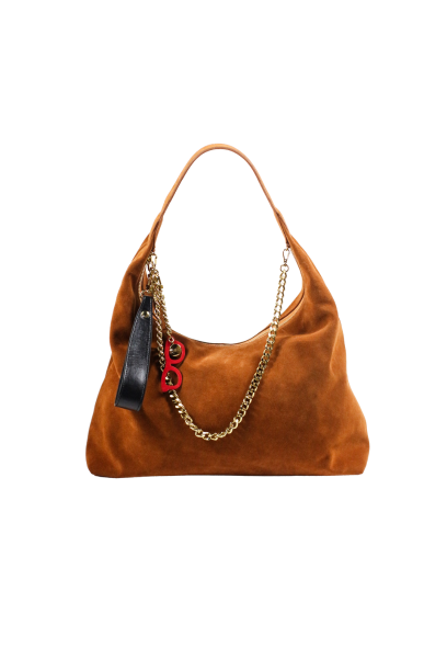 Hobo Bag Camurça Camel