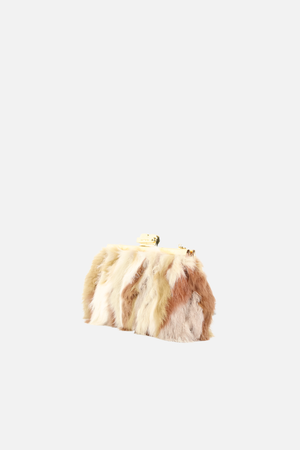 Clutch Nuit Pêlo Nude & Mel