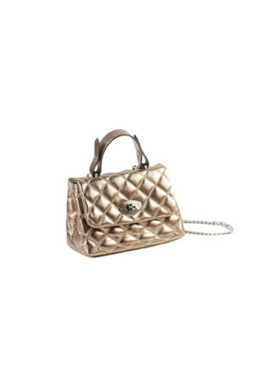 Bolsa Baby Ana Julia Prata Velho