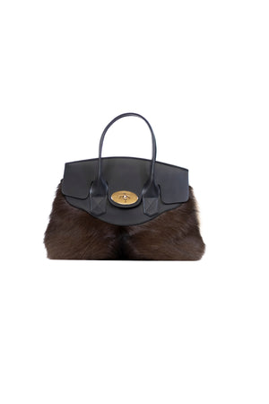 Bolsa Baby Jackie Pêlo Preto