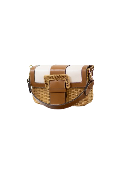 Mônaco Bag Branca x Camel