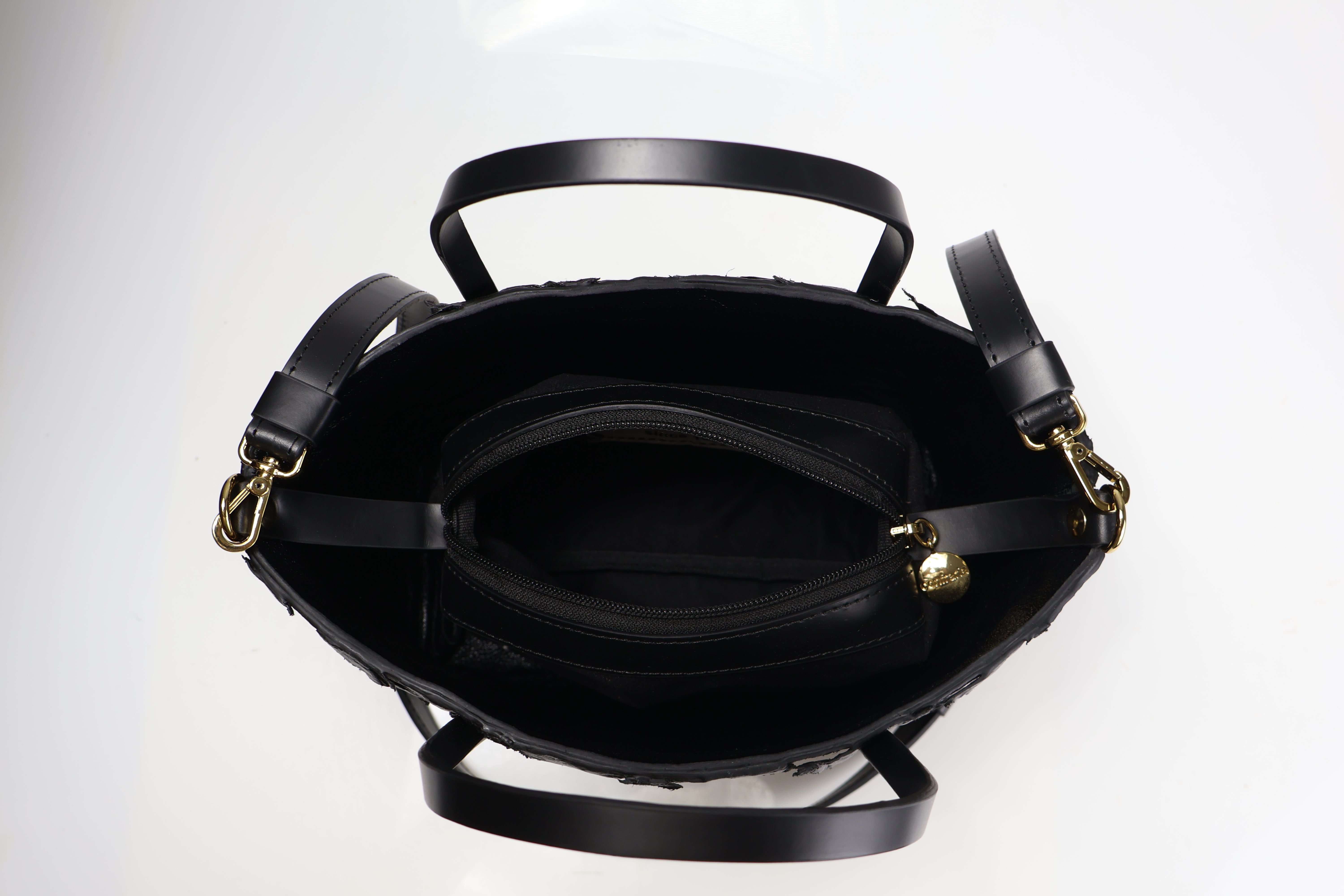 Bolsa Flora Pirarucu Preto