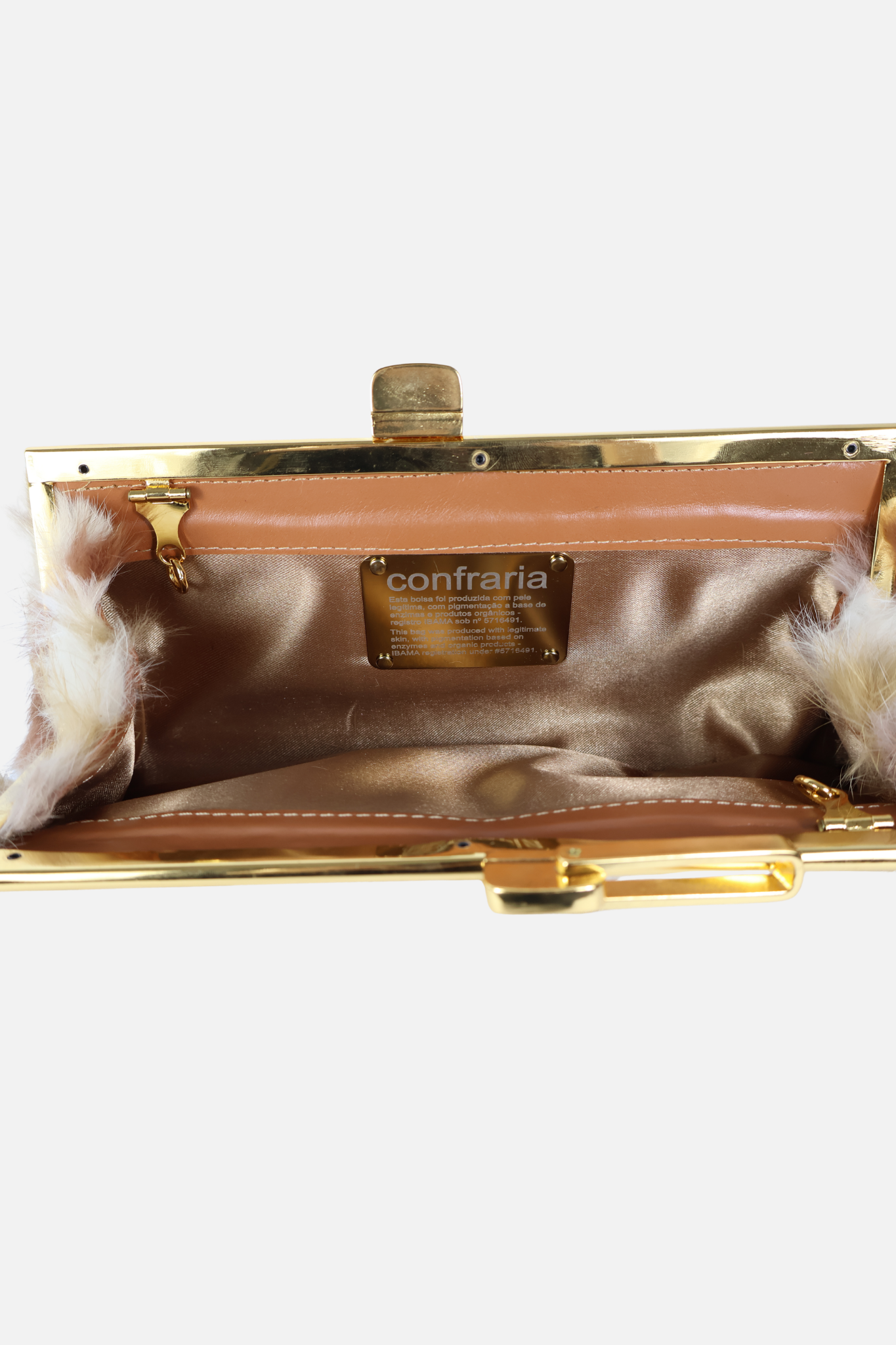 Clutch Nuit Pêlo Nude & Mel