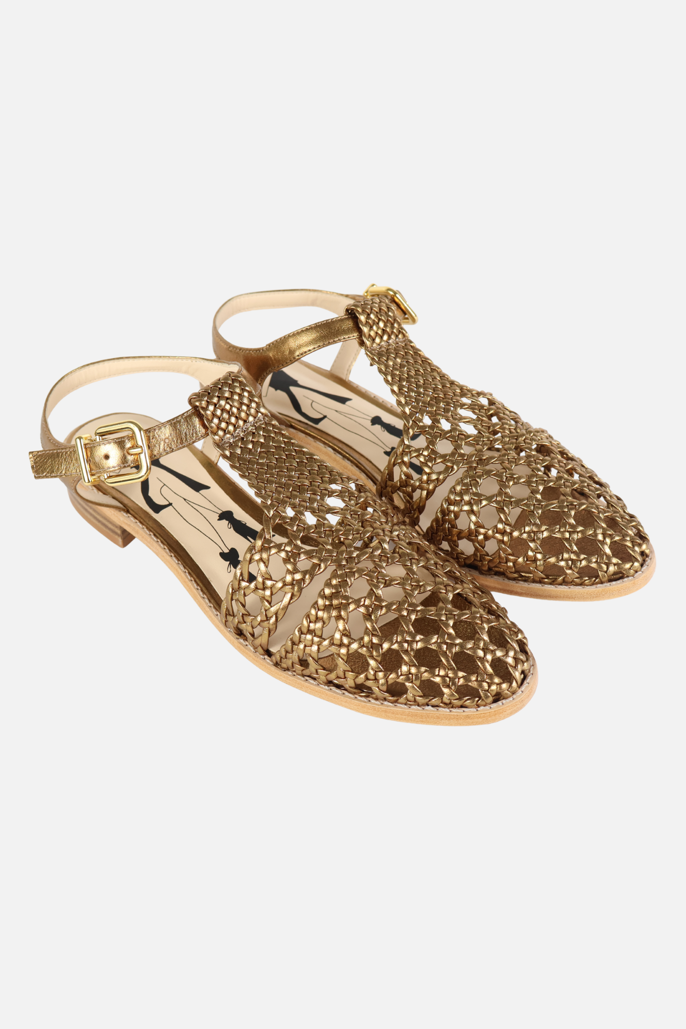 Rasteira Monique Couro Bronze