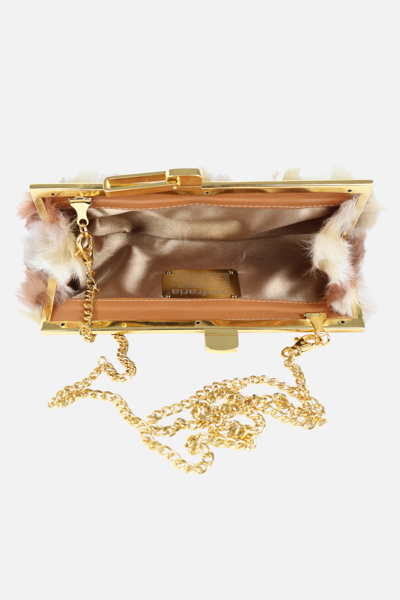 Clutch Nuit Pêlo Nude & Mel
