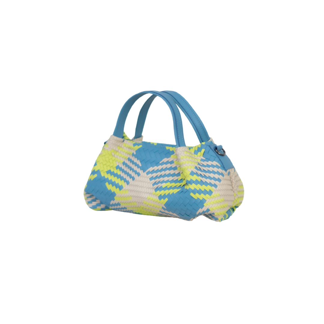 Isabela Mini Tressê Bag Neon & Céu