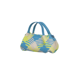 Isabela Mini Tressê Bag Neon & Céu