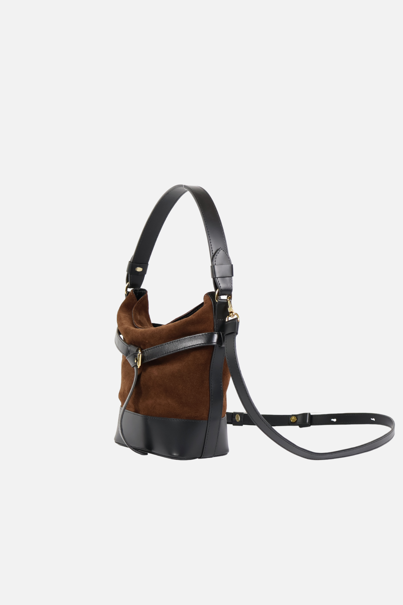 Bolsa Baby Aspen Camurça Chocolate