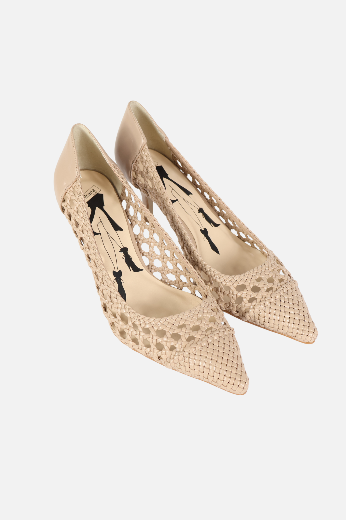 Scarpin Tresse Nude