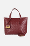 Bolsa Maxi Tresse Burgundy