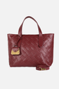 Bolsa Maxi Tresse Burgundy