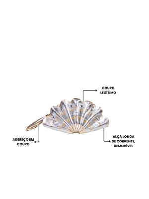 Bolsa Coquille Prata & Ouro