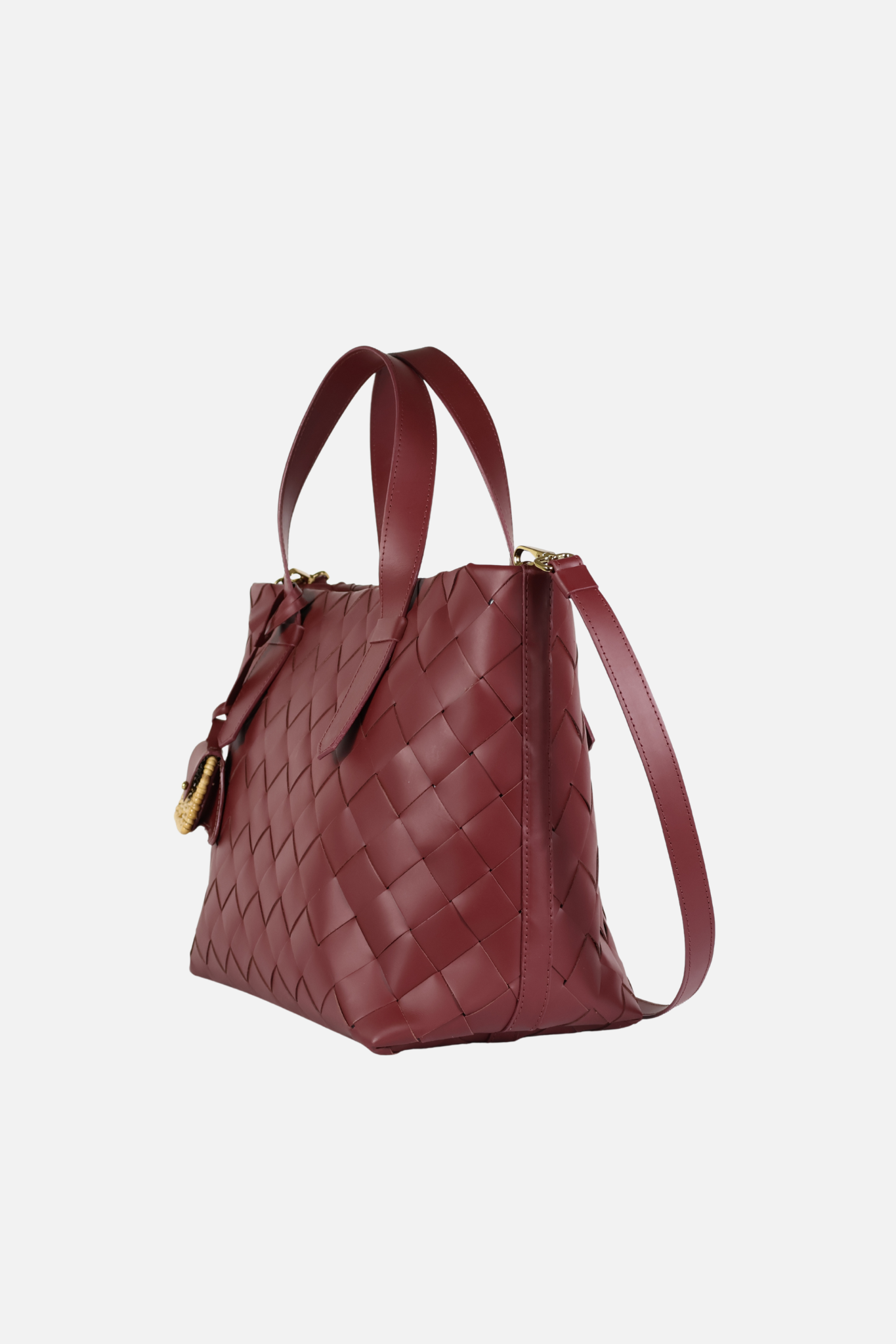 Bolsa Maxi Tresse Burgundy