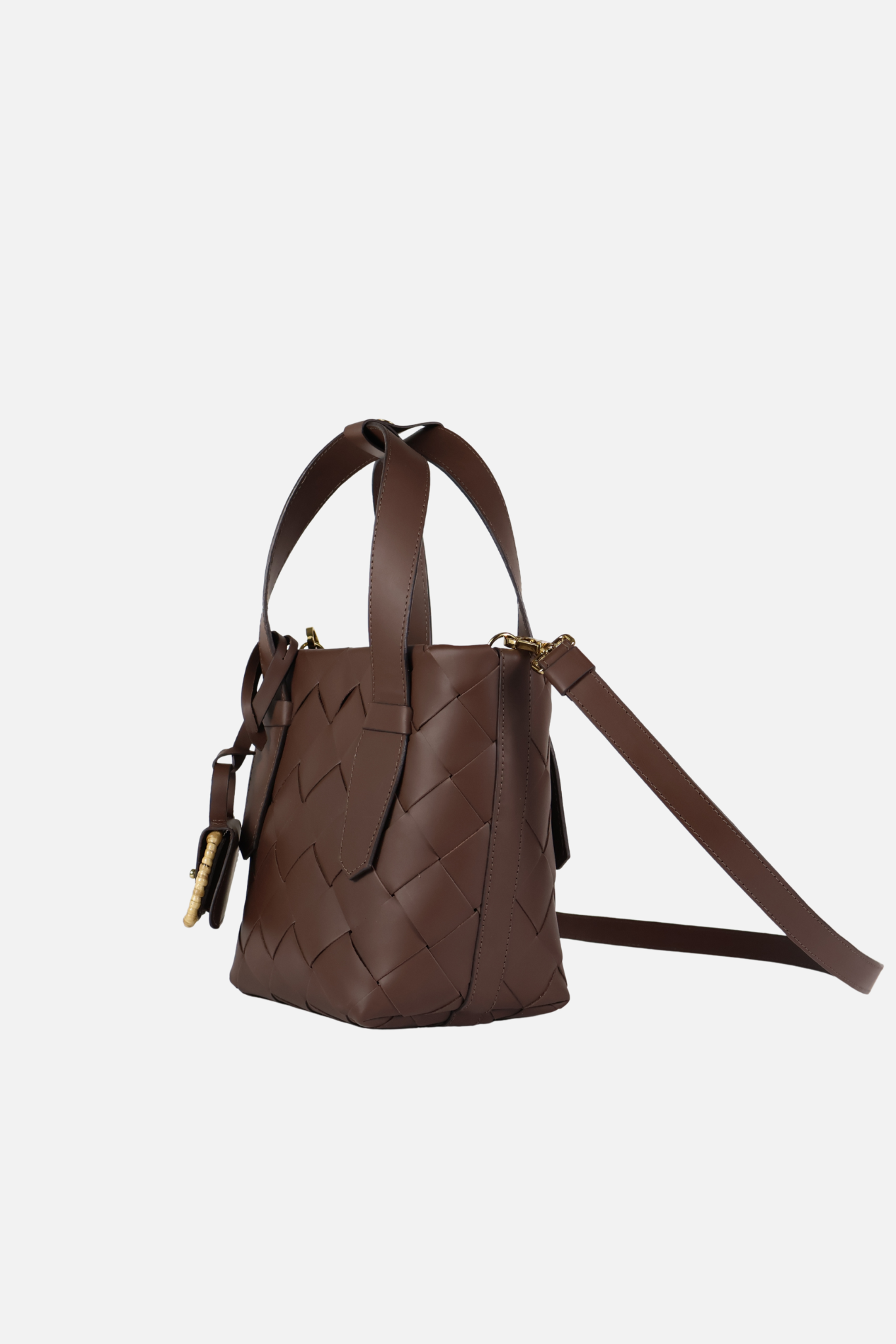 Bolsa Fiorela Couro Chocolate