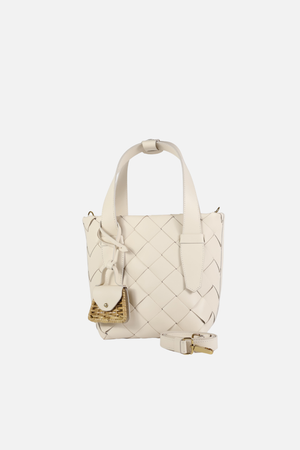 Bolsa Fiorela Couro Cream