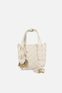 Bolsa Fiorela Couro Cream