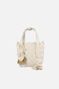 Bolsa Fiorela Couro Cream