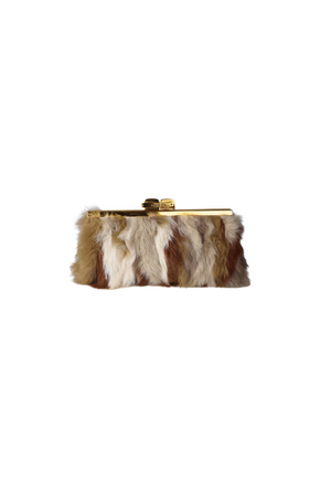 Clutch Nuit Pêlo Nude & Mel